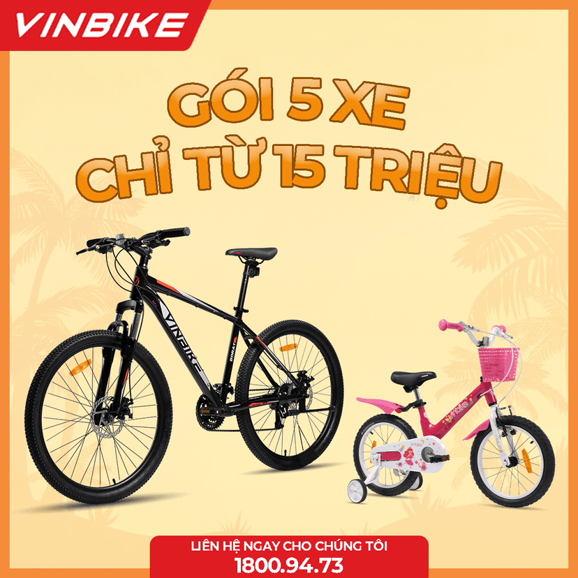 Gói 5 xe chỉ từ 15 triệu