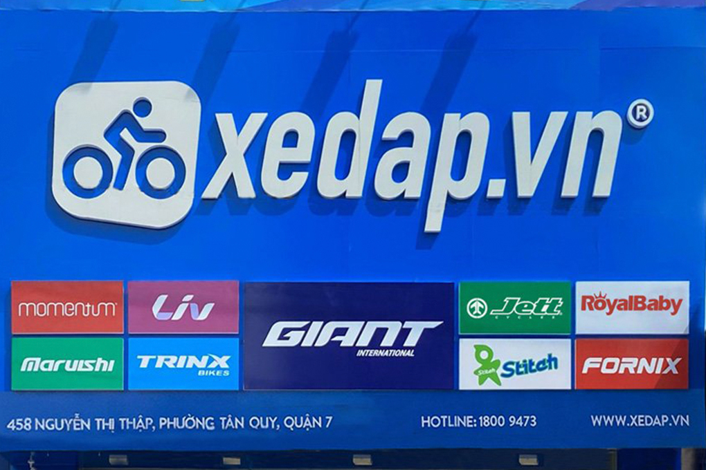 Các thương hiệu lớn có mặt tại Xedap.vn