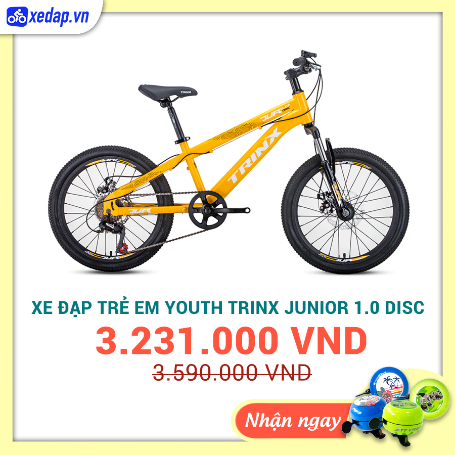 Xe Đạp Trẻ Em Youth TRINX Junior 1.0 Disc 20 – Phanh Đĩa, Bánh 20 Inches – 2021
