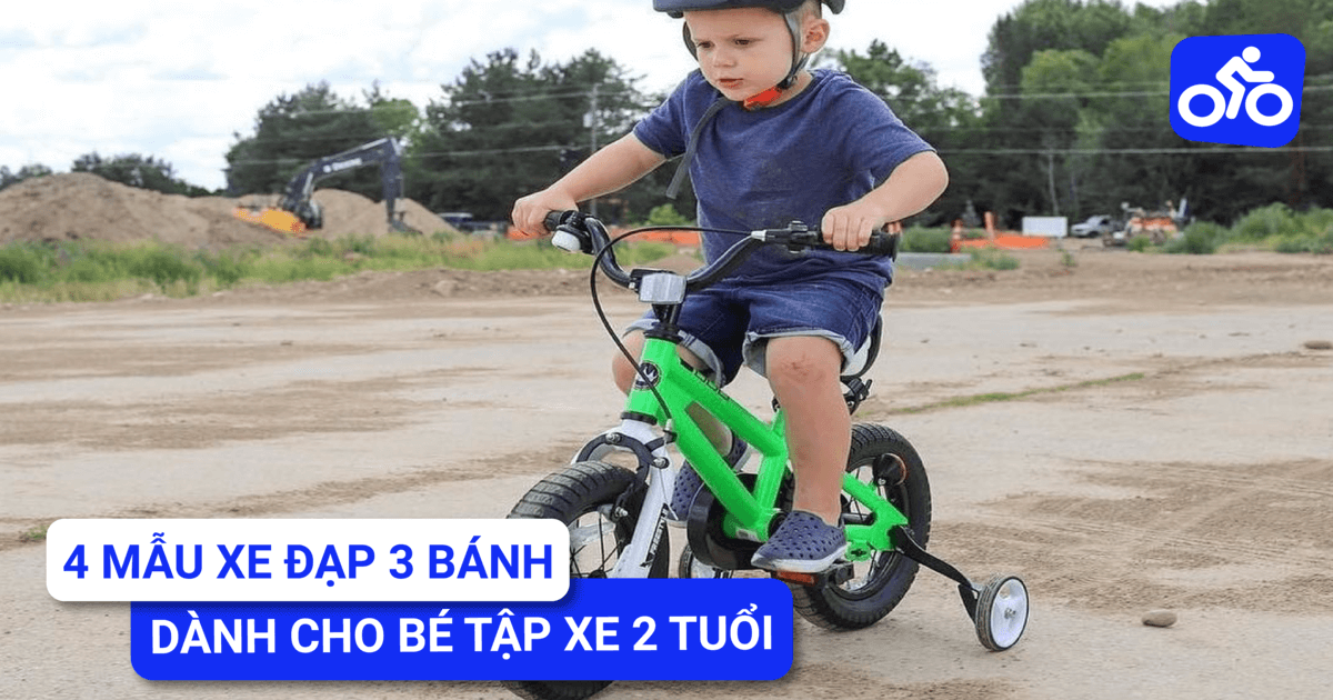 4 Mẫu xe đạp 3 bánh cho bé 2 tuổi giúp bé tập xe dễ dàng | XEDAP.VN
