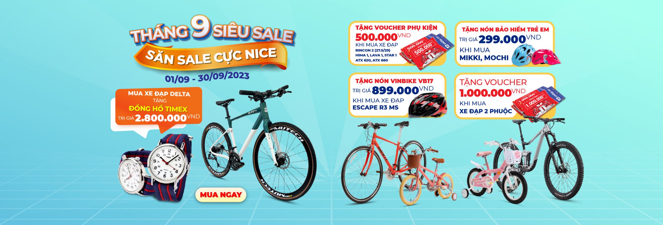 Xedap.vn Chuỗi siêu thị xe đạp xe điện đầu tiên cho cả gia đình