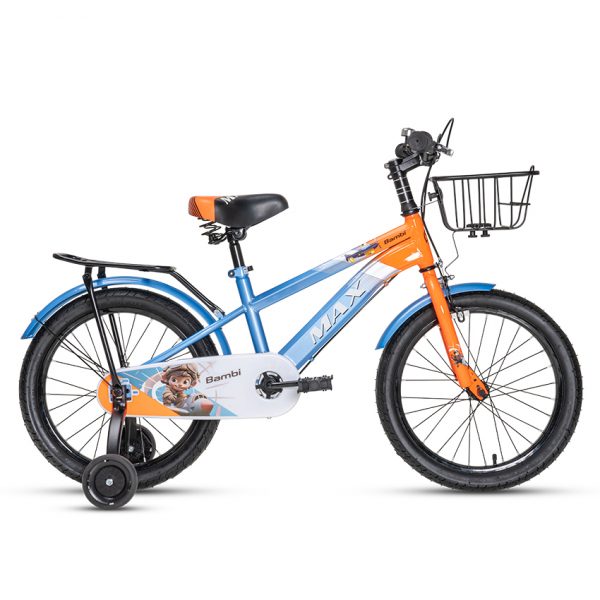 Xe Đạp Trẻ Em Youth MAX BIKE Bambi 18 – Bánh 18 Inches – Orange/Blue