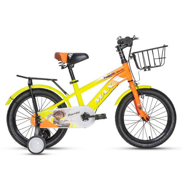 Xe Đạp Trẻ Em Youth MAX BIKE Bambi 18 – Bánh 18 Inches – Orange/Green