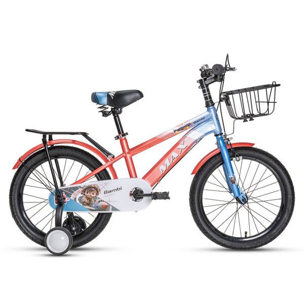 Xe Đạp Trẻ Em Youth MAX BIKE Bambi 18 – Bánh 18 Inches – Navy/Orange