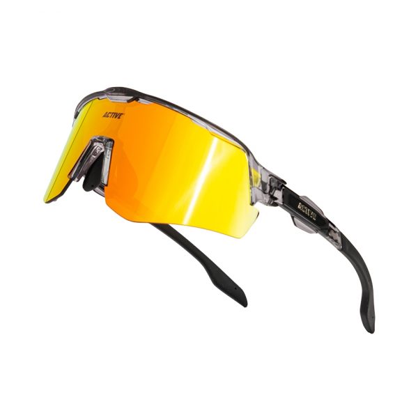 Mắt Kính Đạp Xe Thể Thao ACTIVE KA-185 Sunglasses Cycling – Shiny Crystal Gray/Black